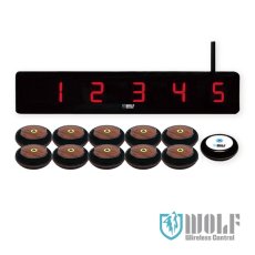 画像1: ワイヤレスコントロール【WOLF】10台セット（送信機1つボタンタイプ） (1)