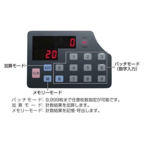 画像5: コインカウンター|高速カウント硬貨計数機 DCM-2000 (5)