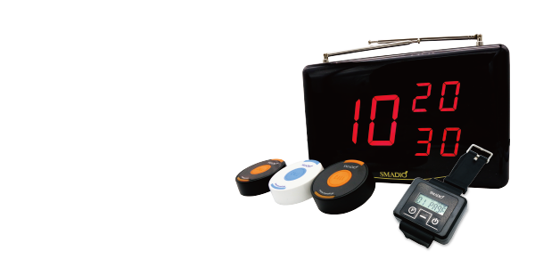 腕時計型受信機番号表示機能付き スマジオ