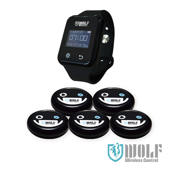 ワイヤレスコントロール【WOLF】送信機5台 レシーバー1台セット
