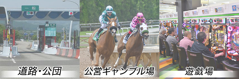 競馬場/競輪場/競艇場/パチンコ店など、業務の効率化をサポート